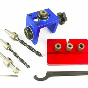 LISCA Woodworking Punching Locator Precise Self Centering Drill Dowel Jig Carpenter Drilling Set